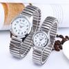 Reloj clásico Charon XAPWV con correa suelta para hombre y mujer, con diseño de cabeza de anciano, universal, informal, de acero.