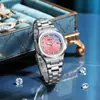 CHENXI Amanecer Reloj de Pulsera de Acero Transfronterizo Pareja Luminoso Impermeable Moda Calendario de Negocios Reloj de Cuarzo para Hombre y Mujer 8222