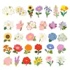 Venta al por mayor del fabricante Insignias Esmaltadas Coloridas de Plantas y Flores Colores Dopamina Macarrón Pegatinas Versátiles para Teléfono Personalización