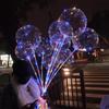 Produtos de tenda vermelha líquida mercado noturno flash bola tenda 20 polegadas cartoon wave ball brinquedos luminosos infantis atacado
