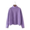 Ropa de mujer al por mayor, invierno otoño 2023, nuevo suéter suave de cuello alto de manga larga para mujer XX8-69978