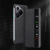 Funda para Teléfono Móvil Huawei Mate80 70Pro de Cuero Genuino Funda Protectora Adecuada para Pura80 Funda Inteligente de Cuero Sin Tapa abatible Requerida para Responder Llamadas
