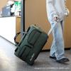 Bolsa Carrito Plegable de Oxford con Correa para el Hombro Bolsa de Arrastre Portátil con Ruedas en el Hombro Bolsa de Viaje Personalizada de Fábrica al por Mayor