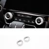 Adecuado para 17-20 Crv Haoying Perilla de Aire Acondicionado y Audio Anillo de Arranque de Encendido de Control Central Modificación de Interior de Coche