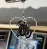 Colgantes Personalizados Transfronterizos de Calavera de Amor para Pareja, Acrílico, Colgantes para Coche, Decoraciones de Halloween, Navidad, Hogar