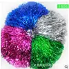 Pompon Brillante de Cheerleading Flor de Mano de Cheerleading Flor de Mano de Cheerleading Bola de Cheerleading Accesorios para Actuación de Baile de Estudiantes de Primaria