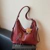 Mochila Transfronteriza Estilo Coreano Retro Casual Versátil Bolso de Hombro Gran Capacidad Casual Nicho para Viajes Cotidianos Bolso de Axila
