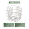 Cesta de almacenamiento de malla de acero inoxidable 304 para el hogar, cesta de acabado para artículos diversos de cocina, cesta de almacenamiento de escritorio, cesta de almacenamiento de frutas al por mayor