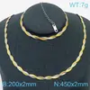 Pulseira de moda multicamadas de aço inoxidável com múltiplos fios hip-hop corrente osso de cobra titânio conjunto feminino masculino corrente osso de cobra colar
