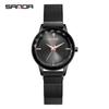 Reloj Sanda Tj1005 Liquidación Wholesale Reloj para Mujer Resistente al Agua Cielo Estrellado Hebilla Magnética Perezosa Correa de Malla Reloj de Pulsera de Cuarzo
