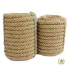 Cuerda Decorativa Fina de Cáñamo, Cuerda Gruesa de Cáñamo Estilo Vintage, Cuerda de Cáñamo Tejida a Mano Resistente al Desgaste, Pared de Fotos DIY, Cuerda de Tira y Afloja