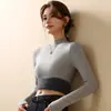 Suéter de punto grueso para mujer de talla grande, con forro polar, cuello semi-alto, para otoño e invierno, adelgazante y favorecedor, diseñado para disimular el cuerpo, con forro polar integrado