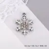 Colgante de Accesorios de Copo de Nieve Transfronterizo con Diamante Colgante Simple Estilo Europeo y Americano Aleación Accesorios DIY Accesorios Llavero de Ropa