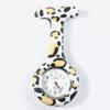 Reloj de Enfermera para Mujer Impermeable Reloj Colgante con Pin Simple Reloj de Bolsillo de Silicona Estudiante Prueba de Batería Reloj de Bolsillo para el Pecho de Doctor