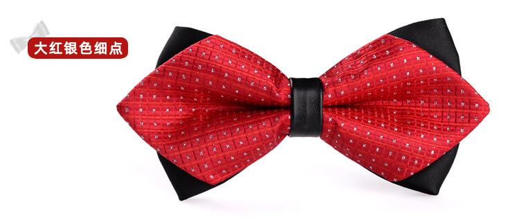 大红银色细点