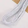 Corda Elástica de Látex Colorida 0,8mm-2,0mm Cor de Café para Artesanato, Corda Elástica para Pulseira com Núcleo, Corda para Etiqueta, Elástico Redondo