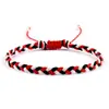 Comércio Exterior Transfronteiriço Joias Corda de Cera Trançada Pulseira de Mão Brinquedo Pulseira Trançada de Três Fios Colorida Cruzada Conjunto Ajustável para Casal