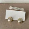 Pendientes Metálicos de Zirconia Estilo Ráfaga de Estrella Cepillados Tipo Frijol de Lujo Ligero y de Gama Alta para Mujer Moda Elegante de Nicho Pendientes de Moda