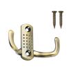 Herrajes Modernos de Gancho Doble Gancho para Colgar Ropa Gancho de Metal Nórdico Ropa Baño Puerta de Armario para Colgar en la Pared Colgante de Pared Ganchos para Colgar en la Pared