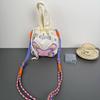 Bolso Cruzado, Versátil Nuevo Patrón de Dibujos Animados de Nicho, Lindo Bolso para el Almuerzo, Bolso Cubo Portátil con Cordón, Bolso de Axila