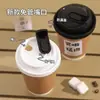 Taza de Café Desechable con Tapa, Taza para Té de Leche de Soya, Taza de Papel Kraft, Taza Comercial para Llevar, Taza de Papel para Bebidas Calientes