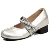 No cansan los pies~ Zapatos de mujer Mary Jane con tacón grueso, aumento interno de altura de 8 cm, zapatos de punta poco profunda con tacón de plataforma y separación de dedos, bailarinas francesas