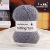 Hilo de Copo de Nieve lana de alta calidad 3 mm hilo de terciopelo de nieve mezclado para ganchillo y tejido bufandas y gorros hechos a mano materiales de bricolaje