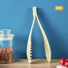 Nuevas Pinzas de Plástico para Comida Tres en Uno para Cocina para Uso Doméstico, Pinzas Multifuncionales para Fideos, Pinzas para Pan y Snacks, Espumadera para Fondue