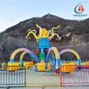 Área cênica de playground ao ar livre equipamento de diversão grande polvo giratório em estoque vida útil suficiente