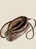 Bolso Grande de Cuero Suave para Mujer, Bolso Versátil para Mamá para Mediana Edad y Personas Mayores, Bolso Cruzado de Hombro Estilo Coreano, Bolso para Suegra