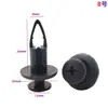 Tornillo de letra de coche clavo de expansión de plástico para perforar hebilla universal de guardabarros para guardabarros parachoques maletero