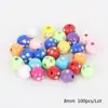 Contas Redondas de Strass Acrílico para Pulseiras, Colares, Joias Feitas à Mão DIY, Contas Soltas, Acessórios para Bolsas, Contas