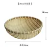 Cesta de bambu para pão de ovo cesta doméstica cesta para segurar pães tecelagem de bambu tecelagem de rattan cesta para pão no vapor pão no vapor cesta colocar cesta pequena doméstica