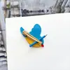 Nuevo Pasador de Pelo de Pájaro Lindo de Comercio Exterior Moda Bloques de Color Acetato Animal Pinza para el Cabello Divertida Versátil Pinza para Flequillo Lateral