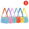 Nueva bolsa de juguetes para niños, bolsa de almacenamiento de conchas, bolsa de playa de viaje, bolsa de playa con perspectiva hueca, bolso de hombro