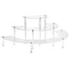 Estante de Almacenamiento Acrílico Multicapa en Arco Transfronterizo para Pasteles, Postres, Joyería, Cosméticos, Soporte de Exhibición de Mano