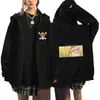 2025 Invierno Hzw Nuevo Luffy Anime Periférico Sudadera con Cremallera Bidimensional Otoño e Invierno Chaqueta de Forro Polar Cosplay
