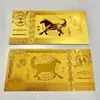 2026 Año del Caballo Billete de Banco de Oro de Cien Yuan Billete de Banco de Oro Conmemorativo Regalo de Éxito Instantáneo Regalo de Negocio al por Mayor