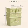 Caja de almacenamiento a prueba de polvo con tapa para ropa del hogar, juguetes, bocadillos, libros, organizador de plástico de gran capacidad para dormitorio