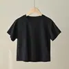 Camiseta Deportiva Original de Hilo con Protección Solar Clase a UPF40+, de Secado Rápido, Manga Corta para Niños y Niñas, Tallas Mediana y Grande, Ropa de Verano para Niños