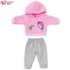 Roupas Novas para Bonecas Transfronteiriças Roupas para Bonecas American Girl de 18 polegadas Moletom Cartoon Infantil para Bonecas Venda por Atacado