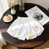 Shorts de Verão para Bebês Meninas Estilo Europeu e Americano, Novo Design Transfronteiriço Tendência com Laço, Estilo Princesa, Calça Doce e Versátil