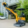 Exportada para a Europa e América, esta máquina é usada para mineração em fazendas e propriedades domésticas, aterramento de solo e escavação e limpeza em pequena escala de terra e detritos em fazendas.