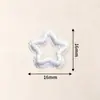 Parches Bordados de Corazón Hueco de Colores y Estrella de Cinco Puntas para Ropa y Bolsos Decoración DIY Parche Bordado por Computadora Fabricante