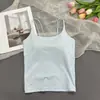 Camisola de Verão Feminina com Bojo, Algodão Amigo da Pele, Design Cruzado nas Costas, Corte Justo, Adequada para Usar em Camadas ou Sozinha, Top Base, Roupa Íntima