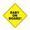 Comercio exterior transfronterizo Pegatinas para coche BABY ON BOARD con pegatinas para coche BABY reflectantes impermeables