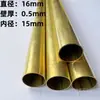 Diámetro 1 2 3 4 40 50 mm tubo redondo pequeño de latón capilar hueco de pared delgada h62/h65 tubo de latón protección ambiental