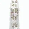 Vendas Diretas de Fábrica Fio de Organza Lantejoulas Bordado Pesado com Pérolas Roupas Renda Vestido Vestido de Casamento Decoração Acessórios
