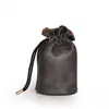 Bolsa de Almacenamiento de Cuero Impermeable, Bolsa de Tela Portátil para Viaje para Juegos de Té, Tetera, Taza de Té, Pequeños Coleccionables de Gama Alta y Bolsa para Joyería