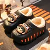 Pantuflas de Algodón para Niños Niños 2026 Nuevos Cálidos Impermeables Zapatos de Algodón de Espalda Cerrada para Niñas Pantuflas para Bebés Otoño/Invierno Uso en Exteriores